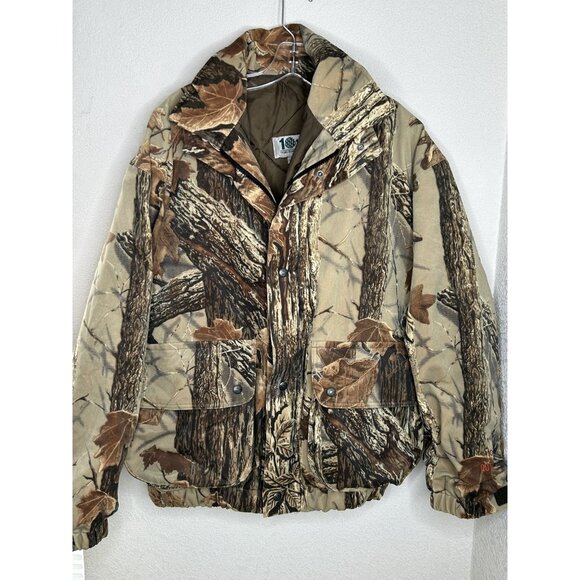 Vintage 10X Gore Tex Jacket Mens Large Realtree Camo Thinsulate Hunting 90s - Picture 1 of 16